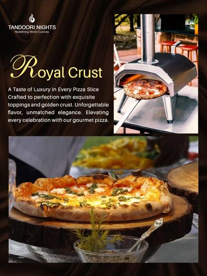 A taste of luxury in every slice. Our Royal Crust pizza station offers gourmet, hand-tossed pizzas crafted to perfection, elevating any celebration with unforgettable flavor.