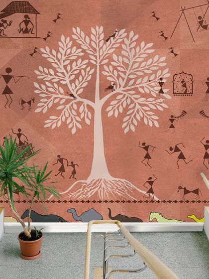 Best of Bharat - Custom Wallpaper & Installation Traditional & Cultural Designs photo 31