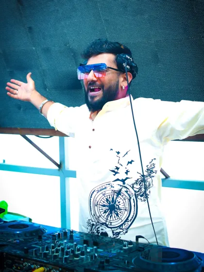 Pure joy and energy during my Holi festival set. My goal is to make every celebration feel larger than life.