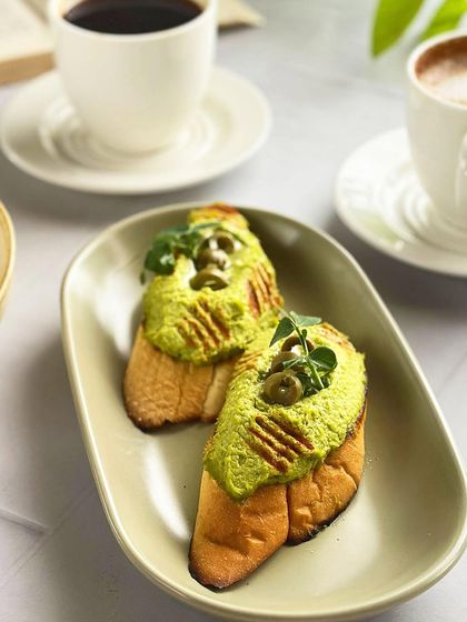 Step into our cafe where every bite is a delight. Our avocado bruschetta is a healthy and delicious option for a light meal or snack.