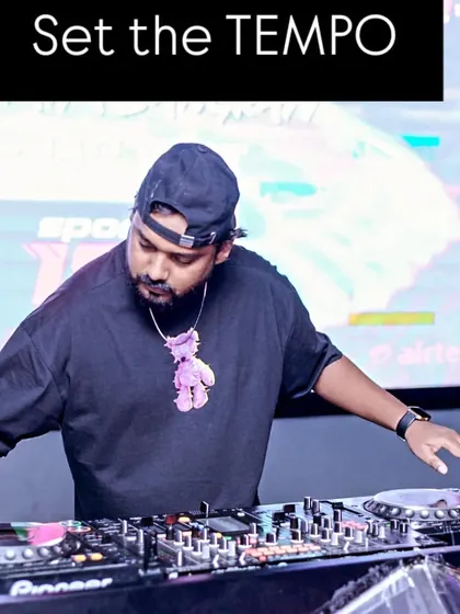 In the zone, setting the tempo for the night at Harlequinn in Delhi. A great set is all about reading the room and building the energy, and it all starts here on my Pioneer console.