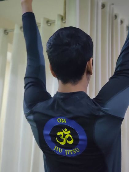 Get your official Om Jiu-Jitsu merchandise. Our new rashguards are available now. DM us to place your order.