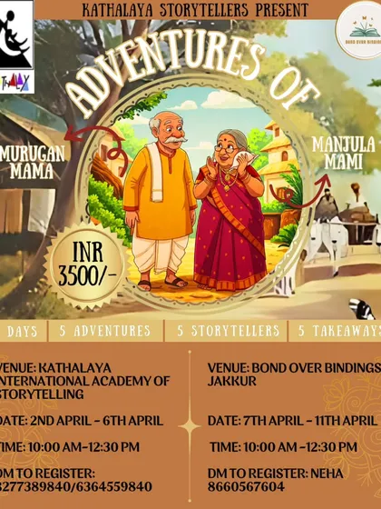 An invitation to join Kathalaya Storytellers on an extraordinary storytelling adventure. This summer camp promised to transport kids to far-off lands with unforgettable tales and creative takeaways.