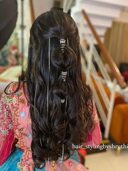 Shruthi - Bridal & Event Hairstyling Modern Styles for Sangeet & Receptions photo 46