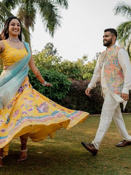 Journeys By Vivek - Wedding Cinematography Vibrant Haldi Celebrations photo 9