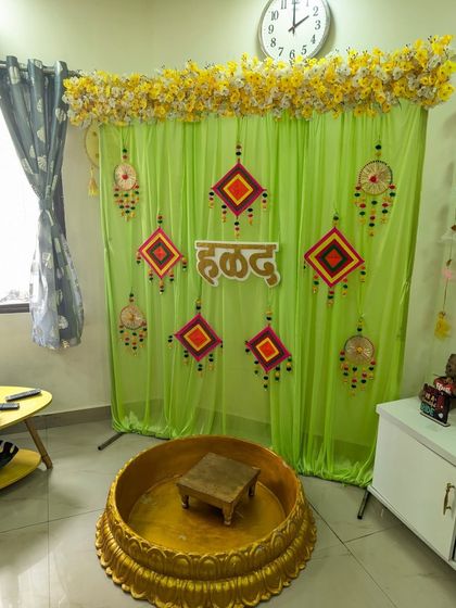 Vibrant Haldi Setups photo 3