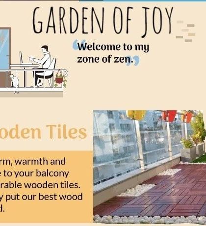 Garden of Joy - Balcony & Terrace Gardens Decking & Flooring Solutions photo 6