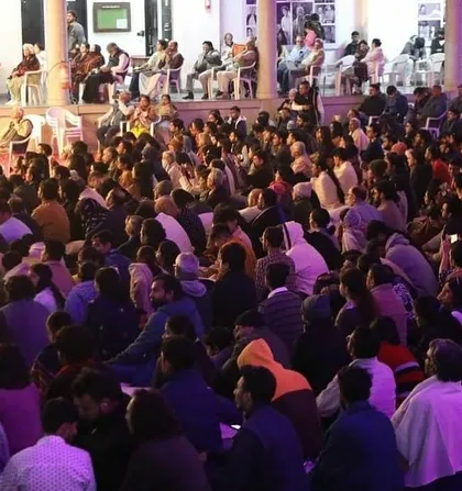 The wonderful audience at the Saptak festival in Ahmedabad. Your energy and appreciation are what give life to our music. Thank you for your love and blessings.