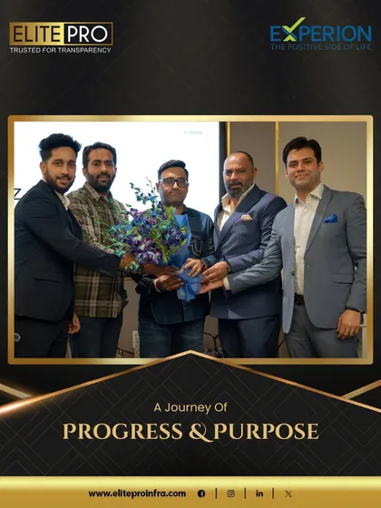 Our leadership team meeting with partners at Experion. This image represents our journey of progress and purpose, built on trust and a shared vision with the developers we work with.