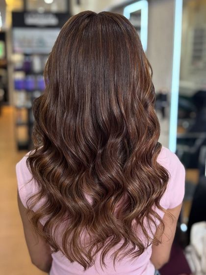 Another shot of the stunning Hazelnut Brown color, proving its versatility and timeless appeal.