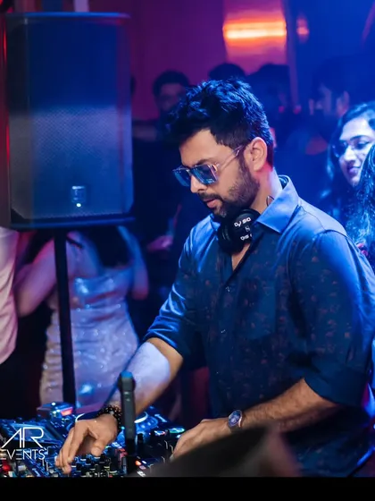 In the zone at the DJ booth. This week is packed with gigs, from club nights at SHIFT and Social to a private Polo After Party.