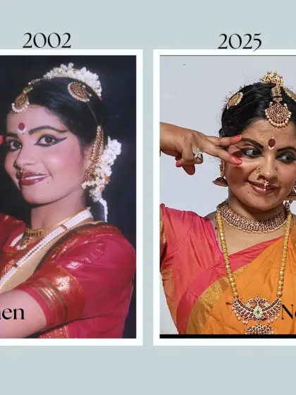 This art form has been my life's journey. From my own Rangapravesha in 2002 to now, the passion has only grown stronger. I bring these decades of experience and love for dance to every student I train.