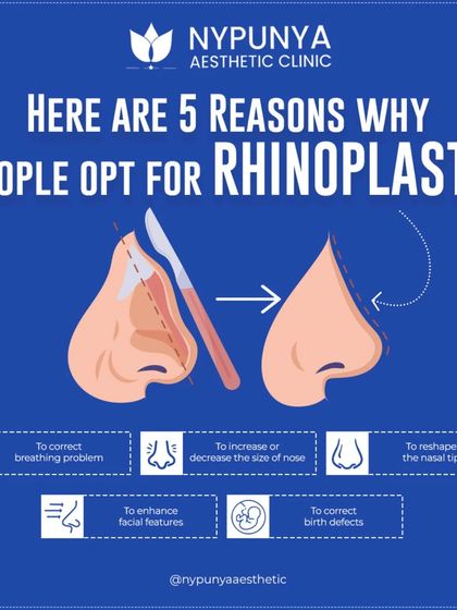 People opt for rhinoplasty for many reasons, from correcting breathing problems and birth defects to enhancing facial features and reshaping the nasal tip.