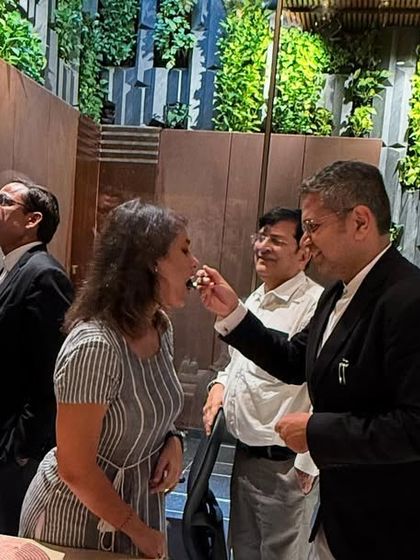 Sharing cake during our weekly lunch. These gatherings are not just social, but also a forum for debating critical legal issues facing our judiciary.