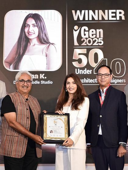 Maha was honored to be recognized as one of India’s Top 50 Architects Under 40. A moment to pause, reflect, and be grateful.