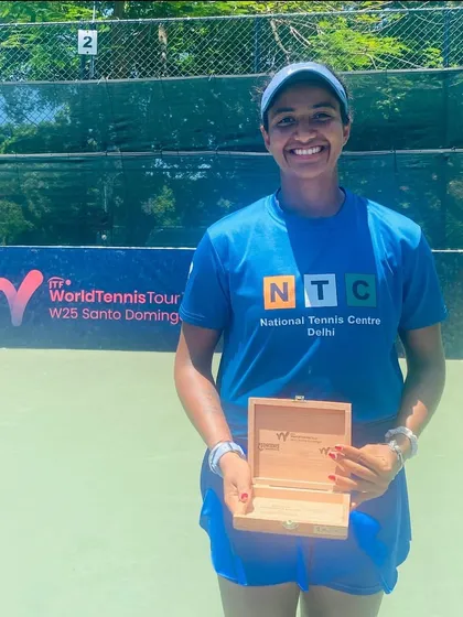 Consistent performance on the world stage. NTC player Riya Bhatia reached the Women's Doubles finals at the 15K ITF World Tennis Tour tournament in the Dominican Republic.