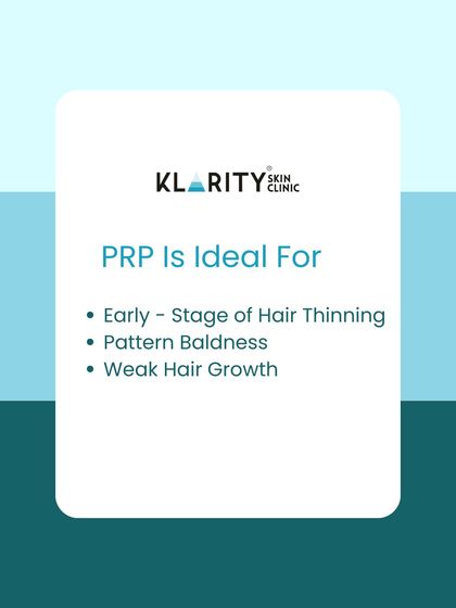 I find PRP therapy is most effective for specific conditions. It is an ideal treatment for individuals in the early stages of hair thinning, those with male or female pattern baldness, and anyone experiencing weak or sluggish hair growth.