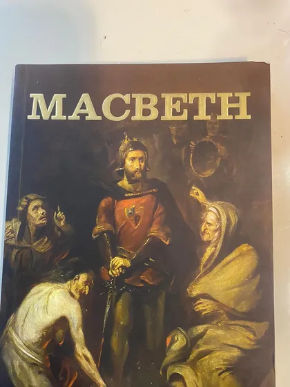 A closer look at the cover of Macbeth. Theatre is not just about performing; it's a deep dive into literature, history, and human emotion.
