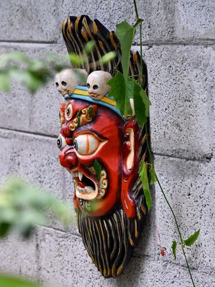 Greenhouse - Curated Artisan & Vintage Decor Hand-Carved Traditional Masks photo 3