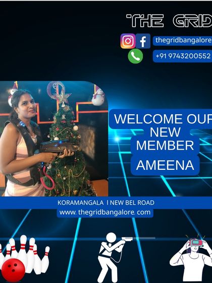 Welcoming Ameena to our membership program. Let the games begin.