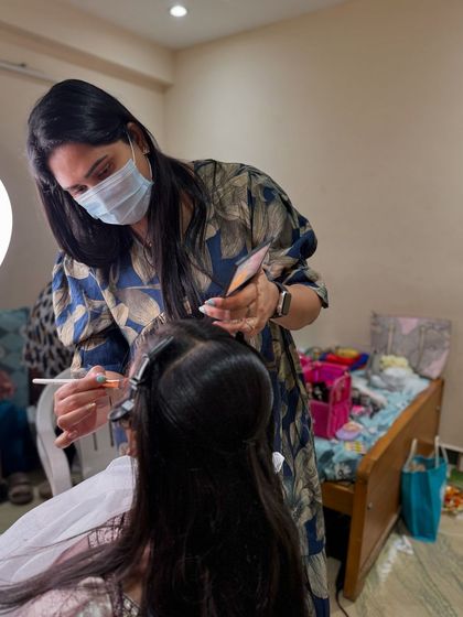 Asmitha Makeover Artistry - Bridal & Event Makeovers Behind the Scenes: The Making of a Bride photo 4