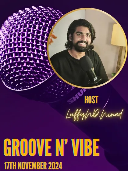 Meet the host of "Groove n' Vibe"! We empower our community members to take on leadership roles, helping them grow their skills while supporting our cause.