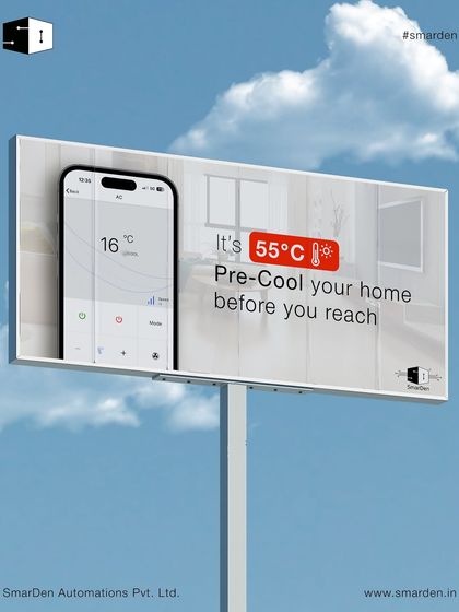 Hot take: Nobody likes walking into a sauna. While the world melts at 55°C, my system lets you pre-cool your home to a perfect 16°C before you arrive.