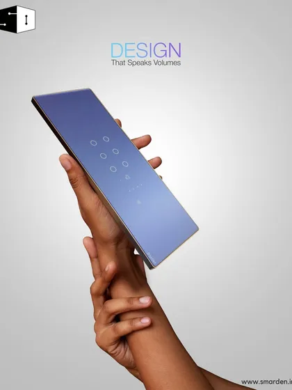 We create designs that speak volumes. The sleek profile and responsive touch of our smart switches represent the perfect fusion of aesthetic beauty and technological innovation.