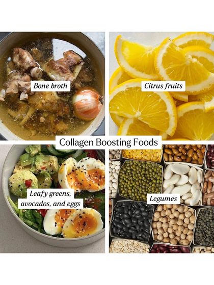 Collagen is key for slow aging. I recommend collagen-boosting foods like bone broth, citrus fruits, leafy greens, and eggs to support skin elasticity and joint health.