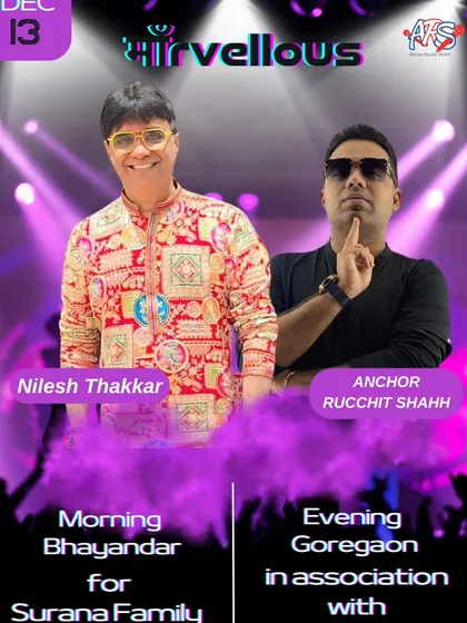 A double-show day, performing in both Bhayandar and Goregaon. I thrive on a packed schedule.