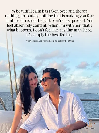 The right partnership shouldn't feel like chaos or a constant chase. As Vicky Kaushal expresses about Katrina, it should feel like a beautiful calm. This is the energy I help you find: a soft certainty that brings you back to yourself.