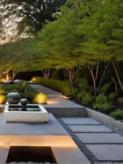 Our residential project in Chhattisgarh features thoughtfully designed landscaping to create a serene atmosphere. A water feature and carefully placed lighting create a tranquil mood in the evenings.
