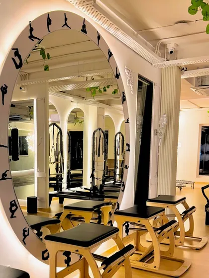 Welcome to our GK1 studio, a space designed to inspire you. We believe your environment is a huge part of your workout, so we've created a chic, modern, and fully equipped studio where you can focus on your fitness and feel amazing.