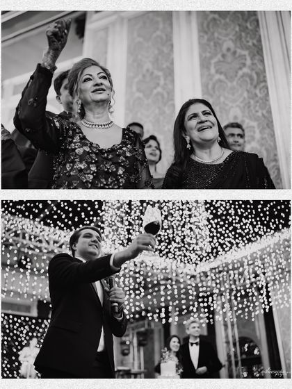 Toasts and cheers! Capturing the emotional and celebratory speeches from family and friends.