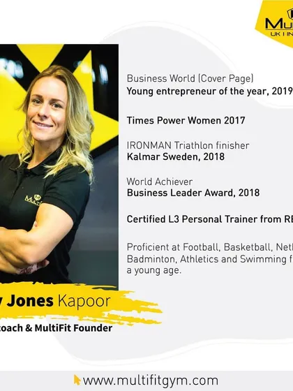 We are led by the best. Meet our founder and head coach, Sally Jones Kapoor, an IRONMAN finisher and certified L3 Personal Trainer who brings world-class expertise to every aspect of our gym.