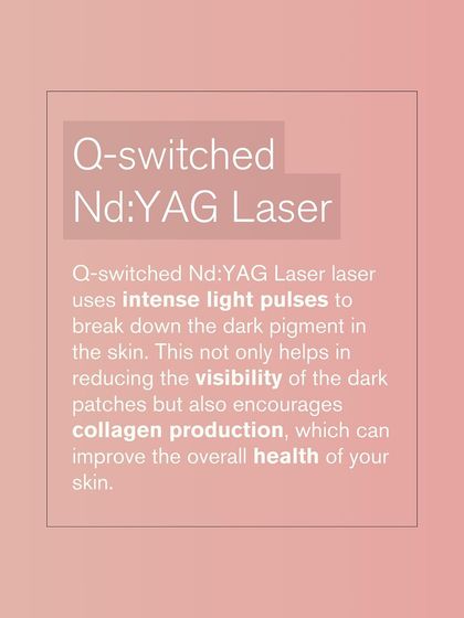 The Q-switched Nd:YAG Laser is a powerful tool for treating Acanthosis Nigricans. It uses intense light pulses to break down dark pigment and encourage collagen production for healthier skin.