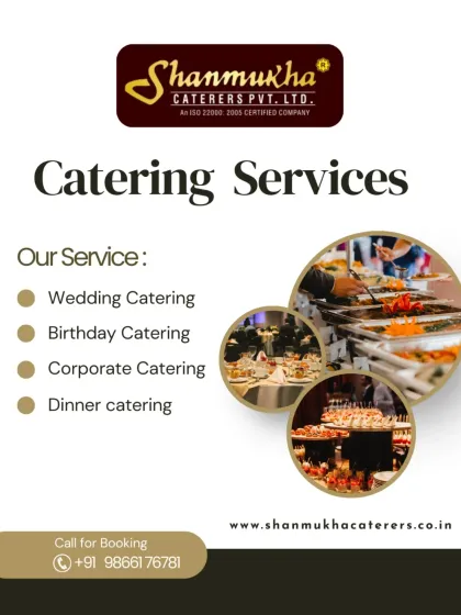 Shanmukha Caterers - Pure Vegetarian Event Catering Our Promise: 47 Years of Trust & Quality photo 5