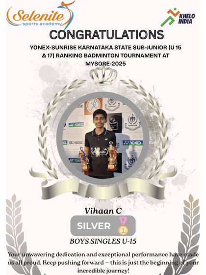 Selenite Sports - High Performance Badminton Training Our Champions' Podium Finishes photo 8