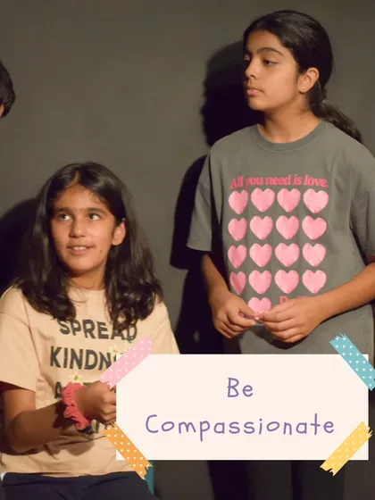 Through collaborative storytelling and role-playing, children learn to be compassionate and listen to the ideas and feelings of their peers.