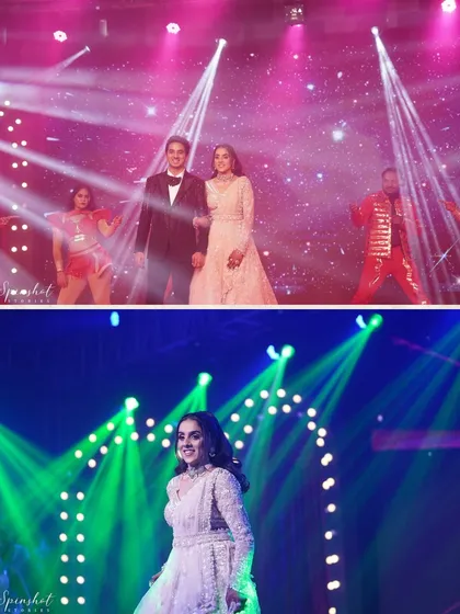 More electrifying moments from our Sangeets and parties, showcasing dance performances, stunning decor, and non-stop celebrations.