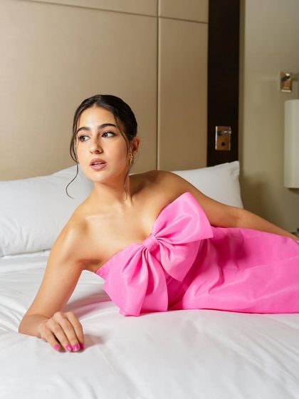 A close-up portrait from the Veet campaign, focusing on a soft, natural expression and flawless skin, aligning with the brand's message.