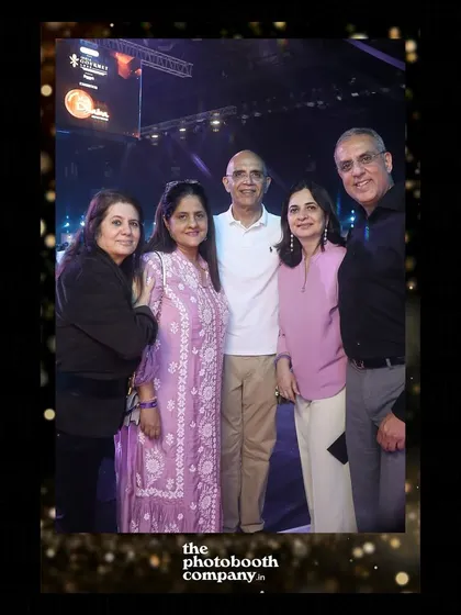 A group of friends and colleagues enjoying the India Gourmet Luxe event. Our service helps foster connection and provides a fun networking opportunity.