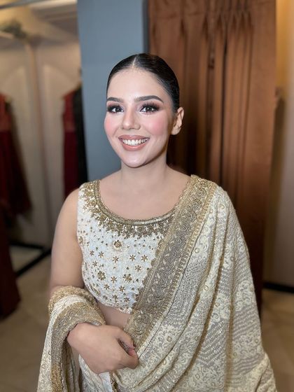 Her happy smile is the best part of this look. It was a pleasure getting her ready for such a special day.