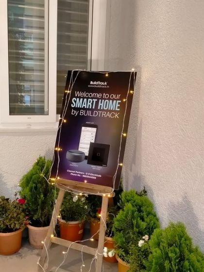 Welcome to a smart home by BuildTrack. I love adding these small touches to mark the beginning of a new, smarter life for my clients.