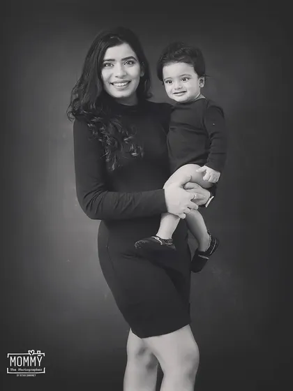 A mother's love. These beautiful mother and son portraits from a studio session are so full of warmth and affection.