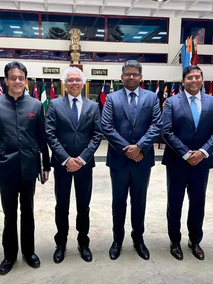 With my co-panelists at the Defence Services Staff College. These collaborations are key to building a comprehensive and robust narrative for Bharat's future.