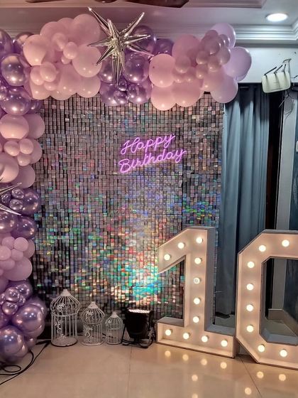 Special Entry - Private Party & Milestone Decoration Elegant Birthday & Anniversary Setups photo 21