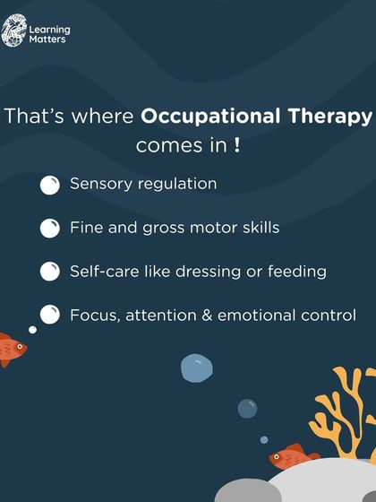Our OT services include support for sensory regulation, fine and gross motor skills, self-care, and emotional control.