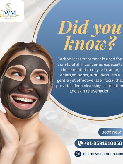 Did you know a Carbon Laser facial provides deep cleansing and exfoliation? It's a gentle yet powerful treatment we use to tackle oily skin, acne, and dullness for a rejuvenated look.