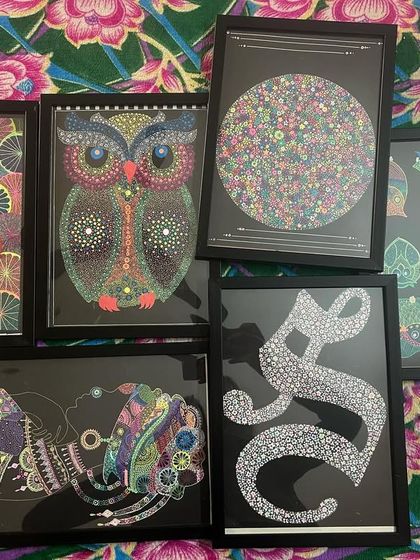 Mandala & Dot Art Wall Decor photo 77